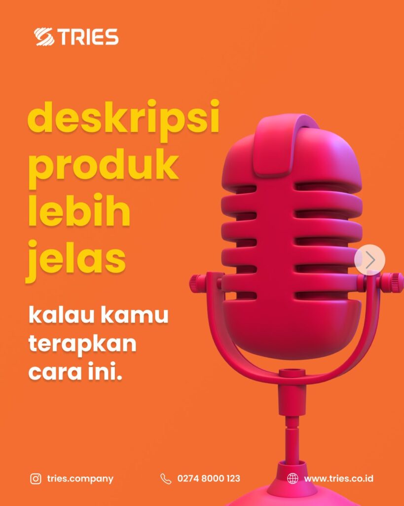 Deskripsi produk dengan 2D & 3D Animation