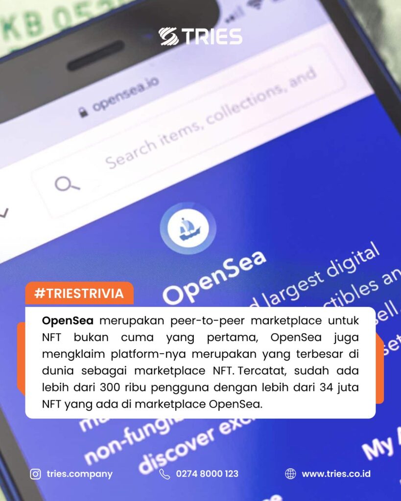 OpenSea marketplace NFT terbesar di dunia