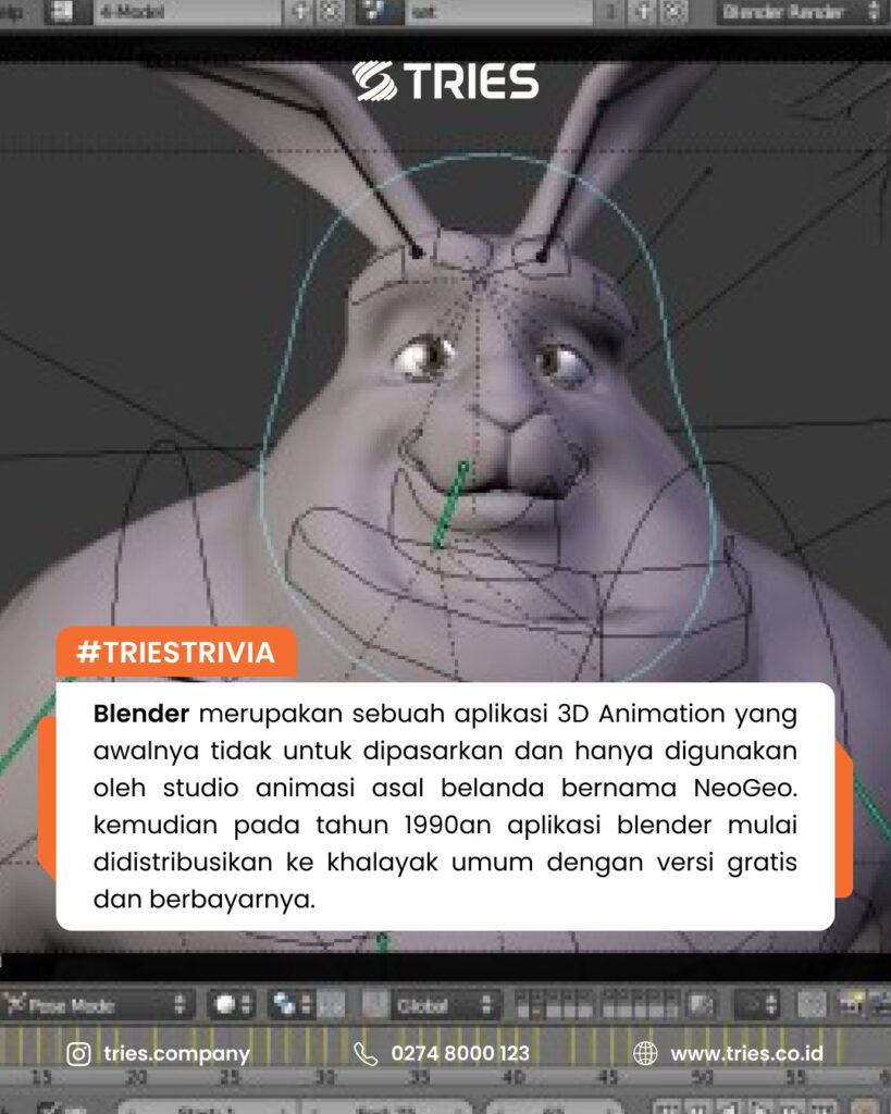 Blender: aplikasi pembuat animasi 3D