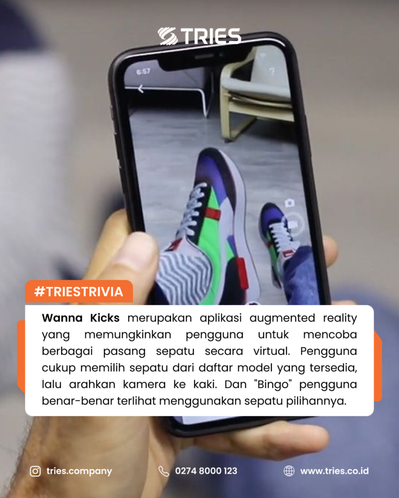 Wanna Kicks, Aplikasi AR pencoba sepatu secara virtual pertama di Dunia