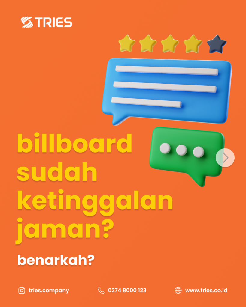 Billboard sudah ketinggalan jaman? Benarkah?