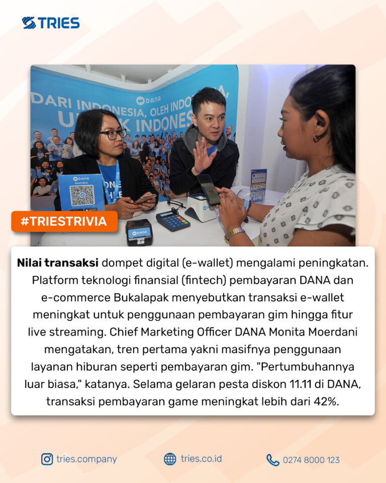 Tren gim mempengaruhi transaksi DANA dan Bukalapak